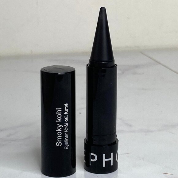 Sephora Smoky Kohl Eyeliner 01 Black Cone Kajal - Made in Italy 0.102oz - Picture 1 of 4